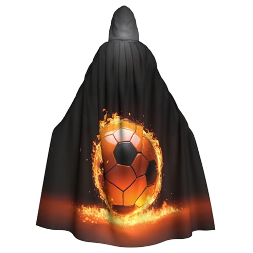 EnkzpoHen Kapuzenumhang mit Fußballdruck, Unisex, Halloween, Maskerade, Cosplay EnkzpoHen Kapuzenumhang mit Fußballdruck, Unisex, Halloween, Maskerade, Cosplay von EnkzpoHen