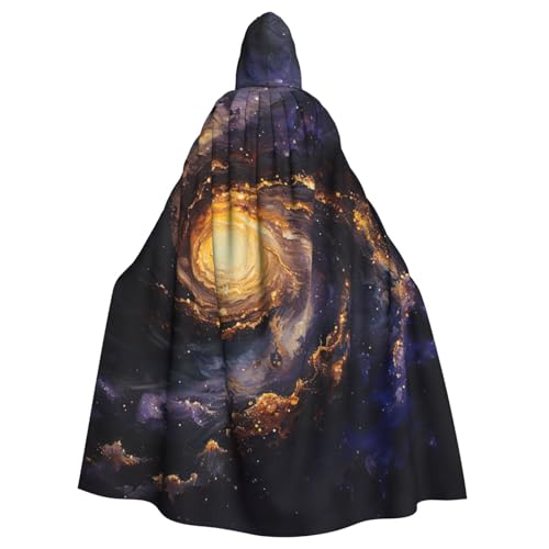 EnkzpoHen Kapuzenumhang mit Galaxie-Druck, Unisex, Halloween, Maskerade, Cosplay von EnkzpoHen