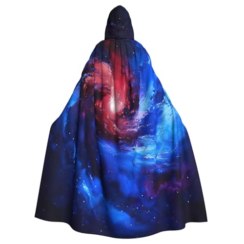 EnkzpoHen Kapuzenumhang mit Galaxie-Druck, Unisex, Halloween, Maskerade, Cosplay EnkzpoHen Kapuzenumhang mit Galaxie-Druck, Unisex, Halloween, Maskerade, Cosplay von EnkzpoHen