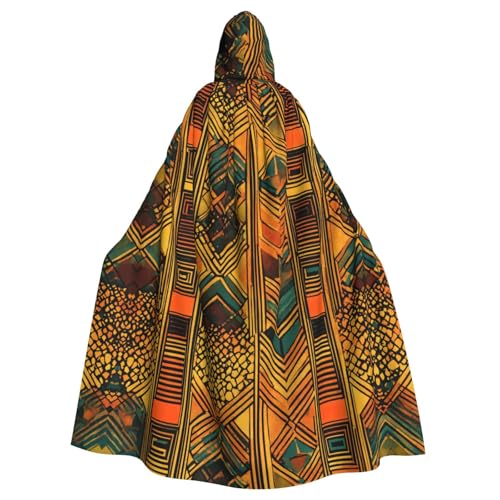 EnkzpoHen Kapuzenumhang mit Indianer-Druck, Unisex, Halloween, Maskerade, Cosplay von EnkzpoHen
