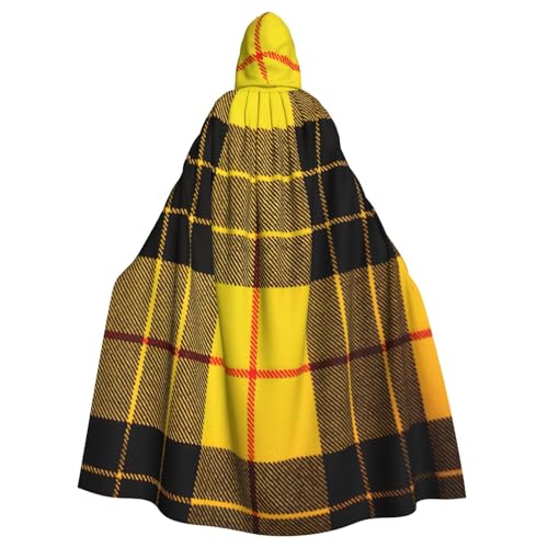 EnkzpoHen Kapuzenumhang mit Karomuster, Unisex, Halloween, Maskerade, Cosplay von EnkzpoHen