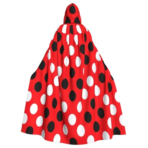 EnkzpoHen Kapuzenumhang mit Punktemuster, Unisex, Halloween, Maskerade, Cosplay EnkzpoHen Kapuzenumhang mit Punktemuster, Unisex, Halloween, Maskerade, Cosplay von EnkzpoHen