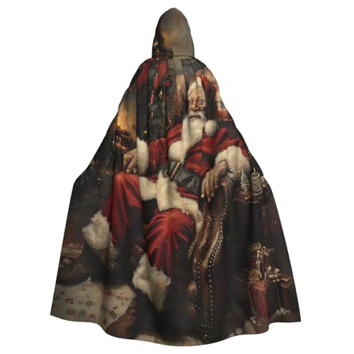 EnkzpoHen Kapuzenumhang mit Weihnachtsdruck, Unisex, Halloween, Maskerade, Cosplay EnkzpoHen Kapuzenumhang mit Weihnachtsdruck, Unisex, Halloween, Maskerade, Cosplay von EnkzpoHen