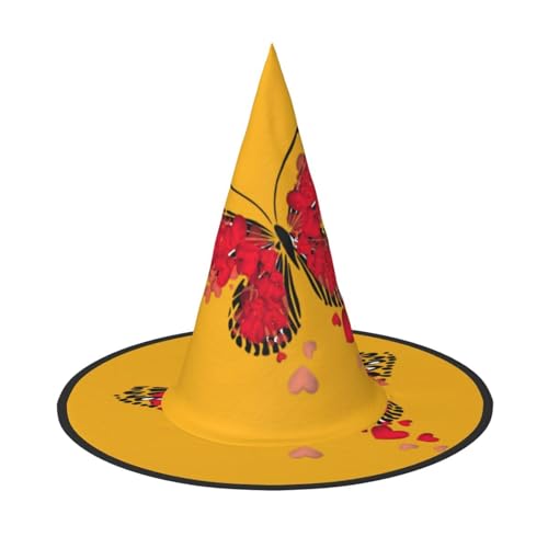 EnkzpoHen Roter Herz, Schmetterling, Valentinstag, Halloween, Zaubererhut, bequem, leicht, Festivals, Party, Kopfbedeckung EnkzpoHen Roter Herz, Schmetterling, Valentinstag, Halloween, Zaubererhut, bequem, leicht, Festivals, Party, Kopfbedeckung von EnkzpoHen