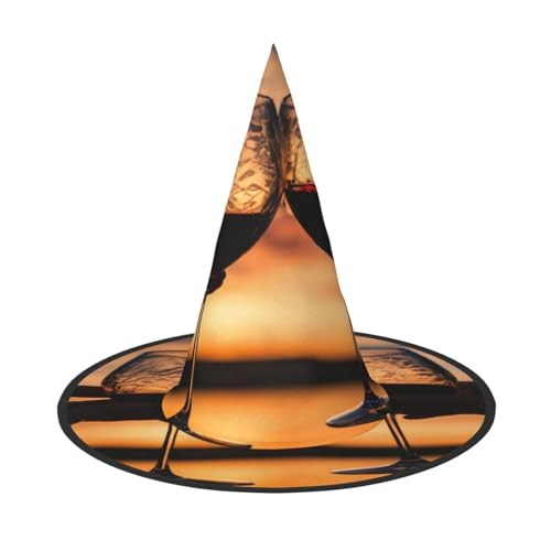EnkzpoHen Rotweinglas-Hut, Cheers, Halloween-Zaubererhut, bequem, leicht, Festivals, Party, Kopfbedeckung EnkzpoHen Rotweinglas-Hut, Cheers, Halloween-Zaubererhut, bequem, leicht, Festivals, Party, Kopfbedeckung von EnkzpoHen