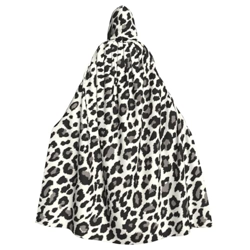 EnkzpoHen Schwarzer Kapuzenumhang mit Leopardenmuster, Unisex, Halloween, Maskerade, Cosplay EnkzpoHen Schwarzer Kapuzenumhang mit Leopardenmuster, Unisex, Halloween, Maskerade, Cosplay von EnkzpoHen