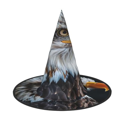 EnkzpoHen Weißkopfseeadler-Druck, Halloween-Zaubererhut, bequem, leicht, Festivals, Party, Kopfbedeckung EnkzpoHen Weißkopfseeadler-Druck, Halloween-Zaubererhut, bequem, leicht, Festivals, Party, Kopfbedeckung von EnkzpoHen