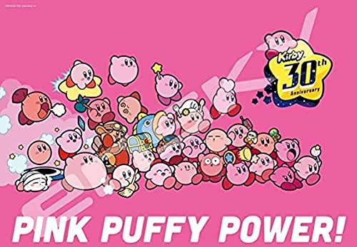 Ensky - Kirby 30th Anniversary PINK PUFFY POWER! 1000P Jigsaw Puzzle, Ensky Puzzle von Ensky