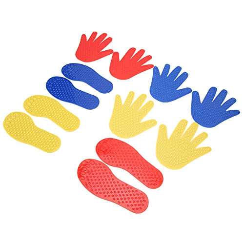 Hände und Füße Spielmatte, Muskelaufbau, mehrere Farben, PVC-Material, Hände und Füße, Spielintegrationsspielzeug für drinnen und draußen von Entatial