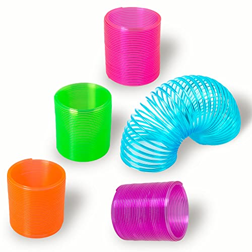 Slinky Spielzeug – 100 Stück Mini-Party-Souvenirs für Kinder – Slinky Bulk für Partygeschenke, Ostereierfüllungen, Geschenktüten, Bulkgeschenke für Kinder, Klassenzimmerpreise von Entervending