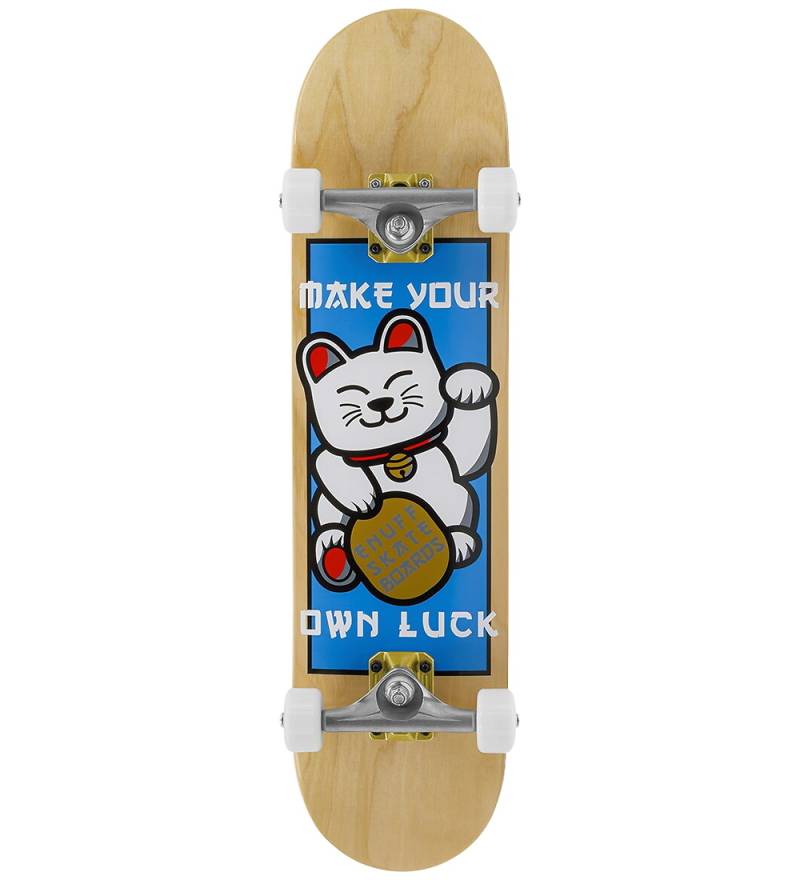 Enuff Skully Skateboard - Lucky CAT Komplett - 7,25 x 29,5 - Nat - Enuff Skully - One Size - Skateboards von Enuff Skully