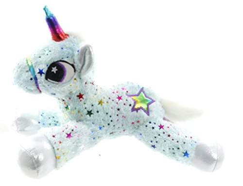 Envi Whitehouse Leisure Plüschtier, 33 cm, glitzernder Stern, blaues Einhorn, Fantasy-Charakter, weiches Plüschtier, Kinder, drinnen Envi Whitehouse Leisure Plüschtier, 33 cm, glitzernder Stern, blaues Einhorn, Fantasy-Charakter, weiches Plüschtier, Kinder, drinnen von Envi