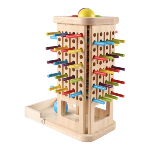 Enwye 1 Set Mit 3-in-1-Holzstäbchen-Spielset, Holzspielzeug Für Über 3-Jährige Ist Sowohl Unterhaltsam Als Auch Lehrreich von Enwye