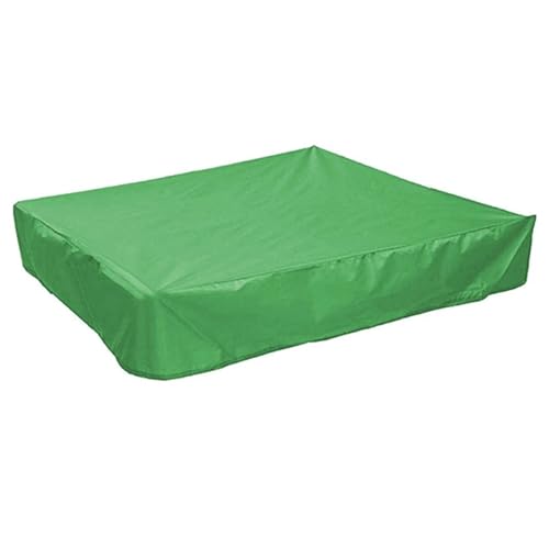 Sandkastenabdeckung Quadratische Staubschutzhülle for den Sandkasten im Gartenhof, multifunktionale, staubdichte und wasserdichte Oxford-Überdachung mit Kordelzug(Color 4,150x150x20cm) von EnxJire