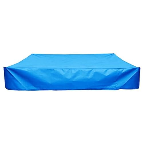 Sandkastenabdeckung Sandkastenabdeckung, staubdicht, wasserdicht, regendicht, for den Außenbereich, Garten, Oxford-Stoff(Blue,180x180cm) von EnxJire
