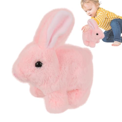 Eoixuqba Ausgestopfter Kaninchenplüsch, elektrischer Kaninchen - Elektrische Ostergefüllte Tier Kaninchen - Handgefertigte Home Decoration Accessoires, niedliche Partyverzierung für Freundin, Eoixuqba Ausgestopfter Kaninchenplüsch, elektrischer Kaninchen - Elektrische Ostergefüllte Tier Kaninchen - Handgefertigte Home Decoration Accessoires, niedliche Partyverzierung für Freundin, von Eoixuqba