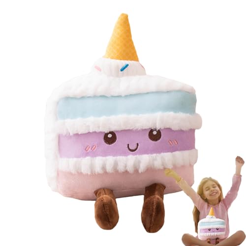 Eoixuqba Geburtstagskuchen Plüsch, 23cm Weiches Geburtstagskuchen Plüschkissen, Geburtstagskuchen Lebensmittelplüsch, Kuschelige Sofadekoration, Süßes Smile Kuchenkissen, Raumdekoration Eoixuqba Geburtstagskuchen Plüsch, 23cm Weiches Geburtstagskuchen Plüschkissen, Geburtstagskuchen Lebensmittelplüsch, Kuschelige Sofadekoration, Süßes Smile Kuchenkissen, Raumdekoration von Eoixuqba