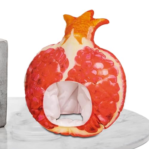 Eoixuqba Karnevalsfruchthut, Plüschfruchthut,Neuheit Granatapfelkopfbedeckung - Plüsch Granatapfel Kopfbedeckungshaube Cosplay-Kostüm für Eoixuqba Karnevalsfruchthut, Plüschfruchthut,Neuheit Granatapfelkopfbedeckung - Plüsch Granatapfel Kopfbedeckungshaube Cosplay-Kostüm für von Eoixuqba