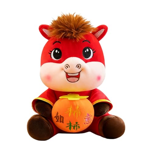 Eoixuqba Plüsch, Puppe, 2026 Friedenspuppe Cartoon Maskottchen für Nachttisch Kinderzimmer Party Sofa Deko Auto von Eoixuqba