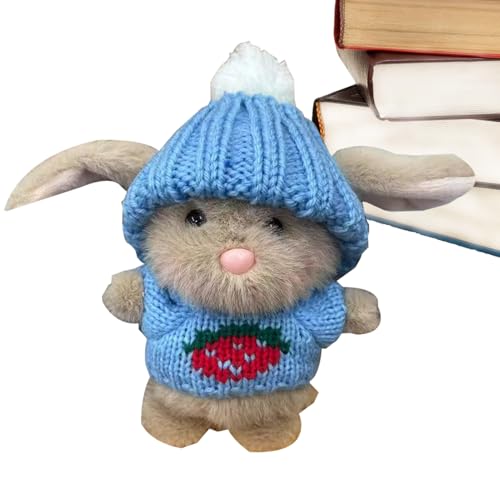 Eoixuqba Strickmütze Plüschhase - Plüsch Bunny, Plüsch Kaninchen Mit Strickmütze, Osterhase Plüschspielzeug, Ostergeschenk Eoixuqba Strickmütze Plüschhase - Plüsch Bunny, Plüsch Kaninchen Mit Strickmütze, Osterhase Plüschspielzeug, Ostergeschenk von Eoixuqba