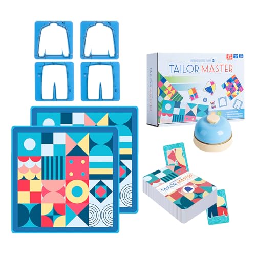 Eoixuqba Tailor Master Game - 28,5x28,5x0,2 cm TailorsMaster Matching Spiel, TailorsMaster Battle, Farblich Passendes Tischspiel, Kinderpuzzle, von Eoixuqba