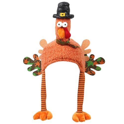 Eoixuqba Türkei-Hut-Kopfbedeckung, Weihnachts-Truthahn-Hut,Hühnerhut-Kostüm, Feiertagsparty-Dekoration - Kreative Cartoon-Plüsch-Truthahnmütze für Thanksgiving-Dekorationen, Familienveranstaltungen, Eoixuqba Türkei-Hut-Kopfbedeckung, Weihnachts-Truthahn-Hut,Hühnerhut-Kostüm, Feiertagsparty-Dekoration - Kreative Cartoon-Plüsch-Truthahnmütze für Thanksgiving-Dekorationen, Familienveranstaltungen, von Eoixuqba