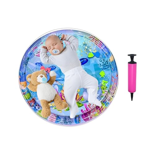 Eoixuqba Wasserspielmatte für Katzen | Katzenwasserpad mit aufblasbarer Pumpe | Verdicktes Haustierkühlkissen Baby Krabbelkissen für tägliches heißes Wetter Langeweile Reisen Indoor Outdoor Boden Eoixuqba Wasserspielmatte für Katzen | Katzenwasserpad mit aufblasbarer Pumpe | Verdicktes Haustierkühlkissen Baby Krabbelkissen für tägliches heißes Wetter Langeweile Reisen Indoor Outdoor Boden von Eoixuqba