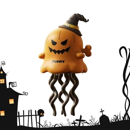 Eojpdji Halloween Aufziehspielzeug | Tanzende Geisterkürbis Aufziehfigur,Zappelspiel Beruhigender Begleiter, Lustige Tischfigur Für Wohnzimmer Schlafzimmer Studentenzimmer Eojpdji Halloween Aufziehspielzeug | Tanzende Geisterkürbis Aufziehfigur,Zappelspiel Beruhigender Begleiter, Lustige Tischfigur Für Wohnzimmer Schlafzimmer Studentenzimmer von Eojpdji