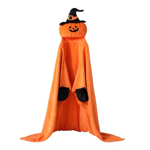 Eojpdji Halloween Kapuzenumhang | Cosplay Kürbis Katze Kapuzen Cape - Samt Karnevalskostüm Cape Für Erwachsene Unisex Verkleidung Bühnenoutfit Eojpdji Halloween Kapuzenumhang | Cosplay Kürbis Katze Kapuzen Cape - Samt Karnevalskostüm Cape Für Erwachsene Unisex Verkleidung Bühnenoutfit von Eojpdji
