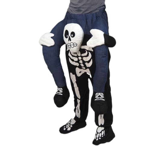 Eojpdji Skelettkostüm Outfit | Aufmerksamkeitserregende Kleidung,Skelett Kostüm für Halloween Party,Für Geburtstag Theater Bühnenauftritt Feiern Schau Senioren Freunde von Eojpdji