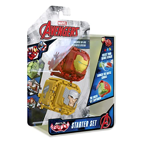 Battle Cubes 37202 Avengers Iron Man VS Thor-Battle Fidget Set, rot von Eolo