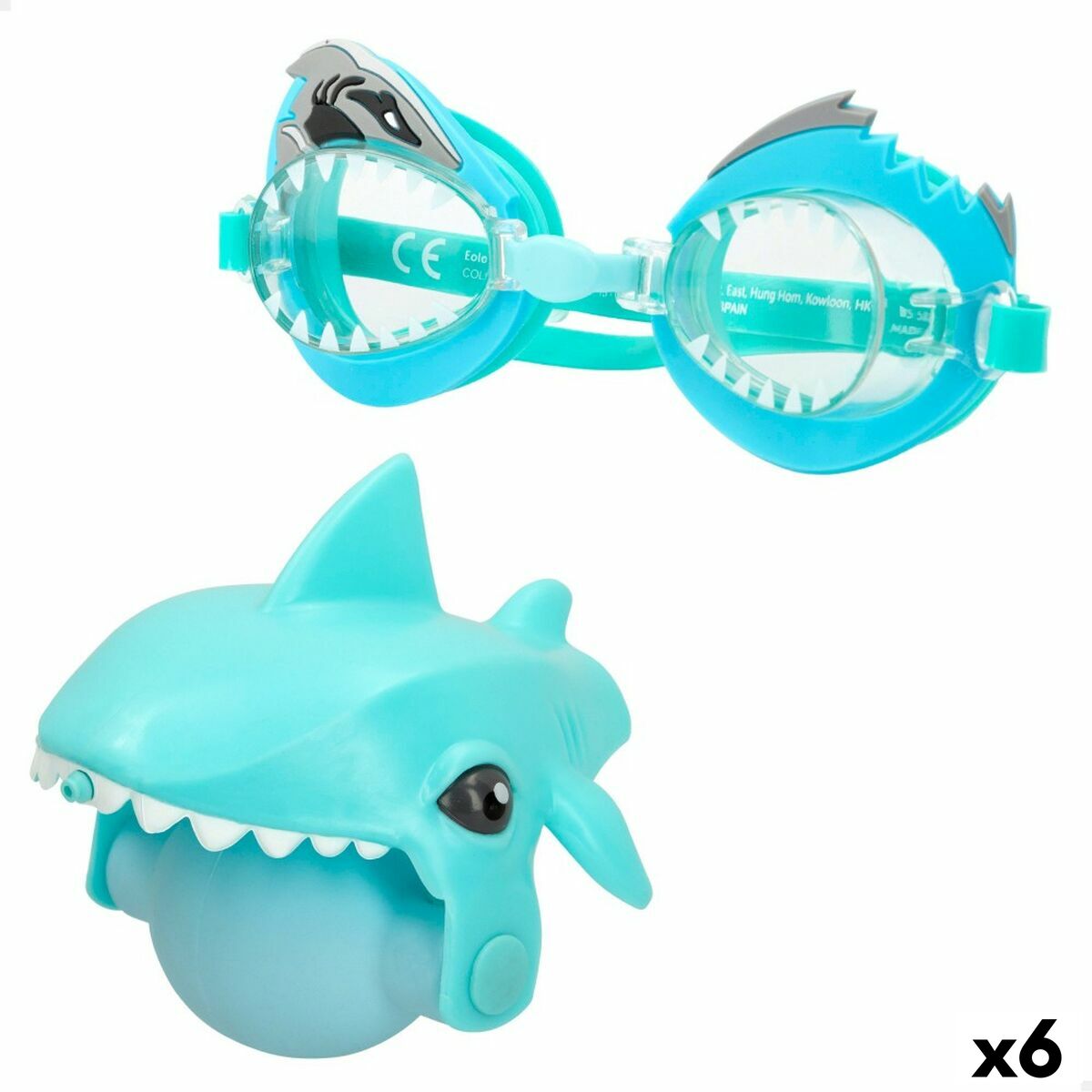 Wasserpistole Eolo Shark 13,5 x 5,5 x 3 cm (6 Stück) von Eolo