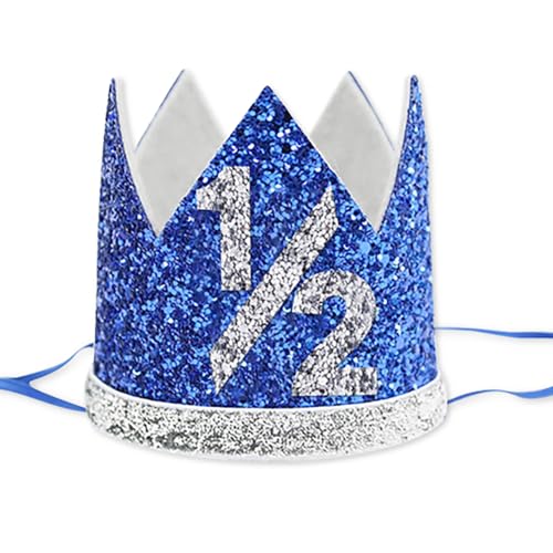 Eoopoon Kronenhut für Baby, Kinder-Party-Hüte, Uni-Kinder Kopfbedeckung, Blau, Geburtstagsdekoration für Kleinkinder & Kinder Eoopoon Kronenhut für Baby, Kinder-Party-Hüte, Uni-Kinder Kopfbedeckung, Blau, Geburtstagsdekoration für Kleinkinder & Kinder von Eoopoon