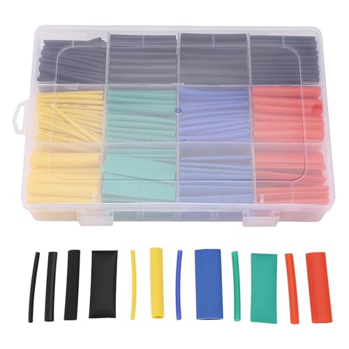 Eorleya 530-Teiliges Schrumpfschlauch-Set, Verschiedene Polyolefin-Isolierschläuche, Set für RC-Drohnen Eorleya 530-Teiliges Schrumpfschlauch-Set, Verschiedene Polyolefin-Isolierschläuche, Set für RC-Drohnen von Eorleya