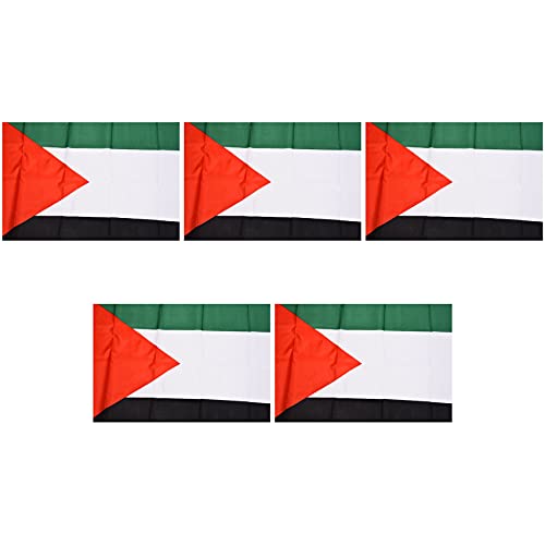 Eoslcusmvl 5X Palaestina Nationalflagge 5ft x 3ft von Eoslcusmvl
