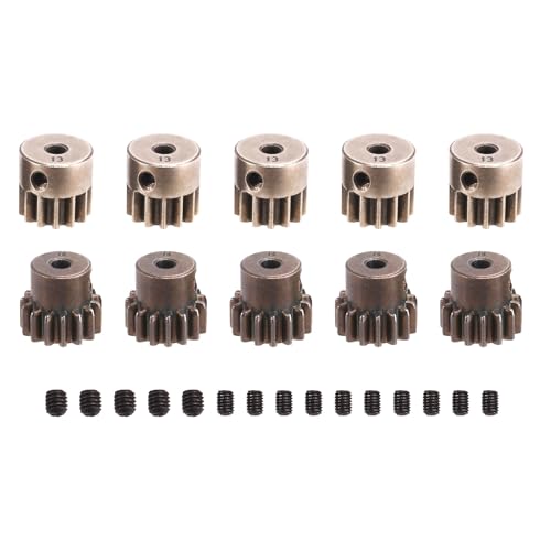 Epdpekc 10 Stück Ritzel 32P 5mm 13T 15T Stahl für TRX4 /D90 D110 Axial Scx10 90046 von Epdpekc