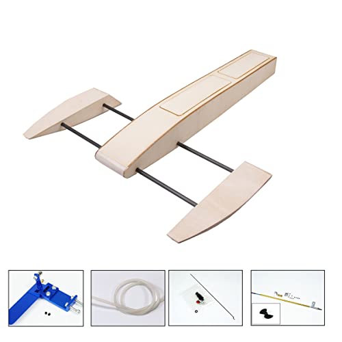 Epdpekc RC Schnellboot Aus Sponson Outrigger Shrimp Schnellboot ModellbausäTze Funkferngesteuertes Schnellboot, Einfacher Bausatz von Epdpekc