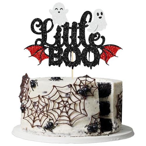 1Pcs Halloween Little Boo Cake Topper Happy Boo Day Ghost Cake Topper Decorations Ghost Halloween Baby Shower Cake Picks for Halloween Birthday Baby Shower Party Supplies Black White 1Pcs Halloween Little Boo Cake Topper Happy Boo Day Ghost Cake Topper Decorations Ghost Halloween Baby Shower Cake Picks for Halloween Birthday Baby Shower Party Supplies Black White von Ephlyn