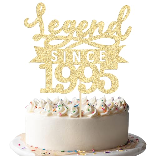 Ephlyn Tortenaufsatz mit Aufschrift "Legend Since 5,067.3 cm, glitzernd, Aufschrift "Thirty Happy 30th Birthday", Kuchendekoration für 30. Geburtstag, Jahrestag, Party-Dekorationen, Zubehör, Ephlyn Tortenaufsatz mit Aufschrift "Legend Since 5,067.3 cm, glitzernd, Aufschrift "Thirty Happy 30th Birthday", Kuchendekoration für 30. Geburtstag, Jahrestag, Party-Dekorationen, Zubehör, von Ephlyn