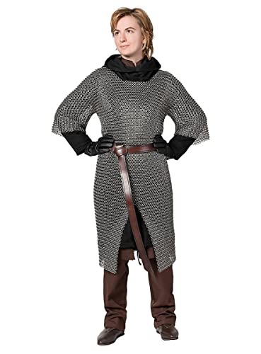 Epic Armoury 20073560 Kettenglieder - Ragnar - XL Torso Armour, Unisex-Erwachsene, polierter Stahl von Epic Armoury