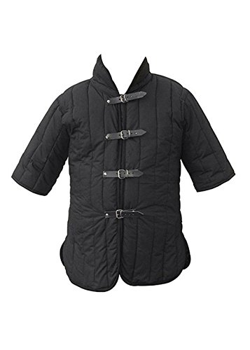 Epic Armoury IF-300770M Gambeson – RFB – Epic Black – One Size Padded Armour Unisex Erwachsene von Epic Armoury