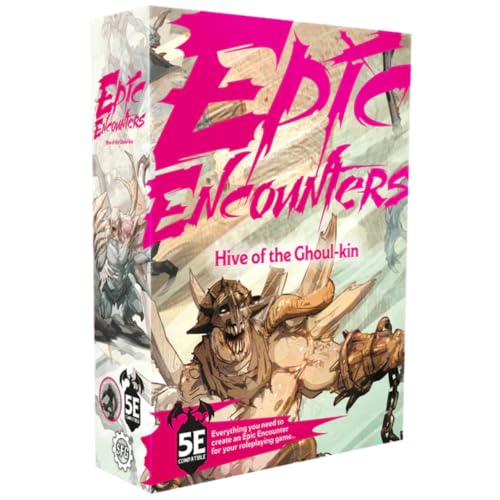 Epic Encounters: Hive of The Ghoul-Kin RPG Fantasy Roleplaying Tabletop Game with 20 Detailed Miniatures, Double-Sided Game Mat & Game Master Adventure Book with Monster Statistiks, 5E Compatible von Steamforged Games