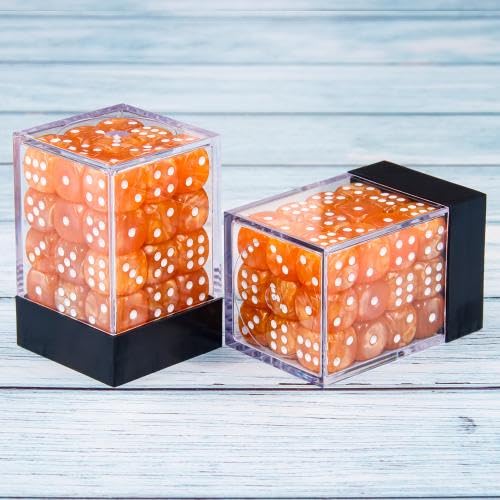 Epic Forge 36 Würfel mit 6 Seiten – 12 mm – Orange Perlmutt Epic Forge 36 Würfel mit 6 Seiten – 12 mm – Orange Perlmutt von Epic Forge