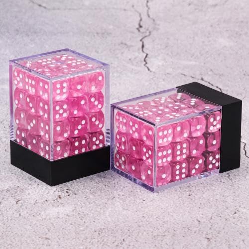 Epic Forge 36 Würfel mit 6 Seiten – 12 mm – Rosa transparent Epic Forge 36 Würfel mit 6 Seiten – 12 mm – Rosa transparent von Epic Forge