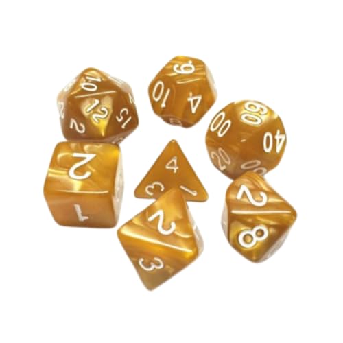 Epic Forge 7 Würfel in Box – 16 mm – Gold Perlmutt Epic Forge 7 Würfel in Box – 16 mm – Gold Perlmutt von Epic Forge