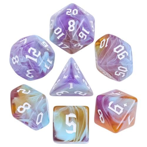Epic Forge 7-teiliges Würfel-Set – Amethyst-Sonnenuntergang von Epic Forge