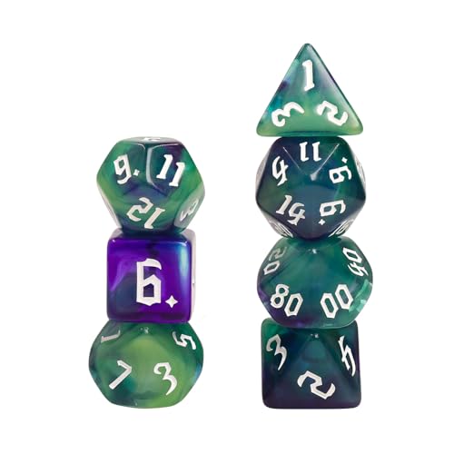 Epic Forge 7-teiliges Würfel-Set – Green Goblins Epic Forge 7-teiliges Würfel-Set – Green Goblins von Epic Forge