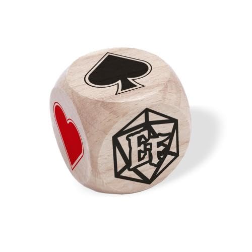 Epic Forge Belote Würfel aus Holz (BRAC) – 30 mm von Epic Forge
