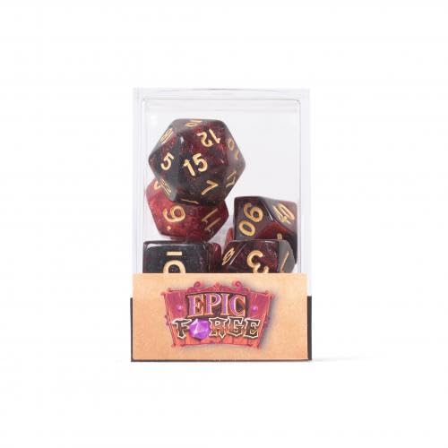 Epic Forge Bloody Mary Würfel-Set, 7 Stück von Epic Forge