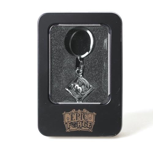Epic Forge Schlüsselanhänger D6 – 7 Mini-Würfel aus Metall (5 mm) von Epic Forge